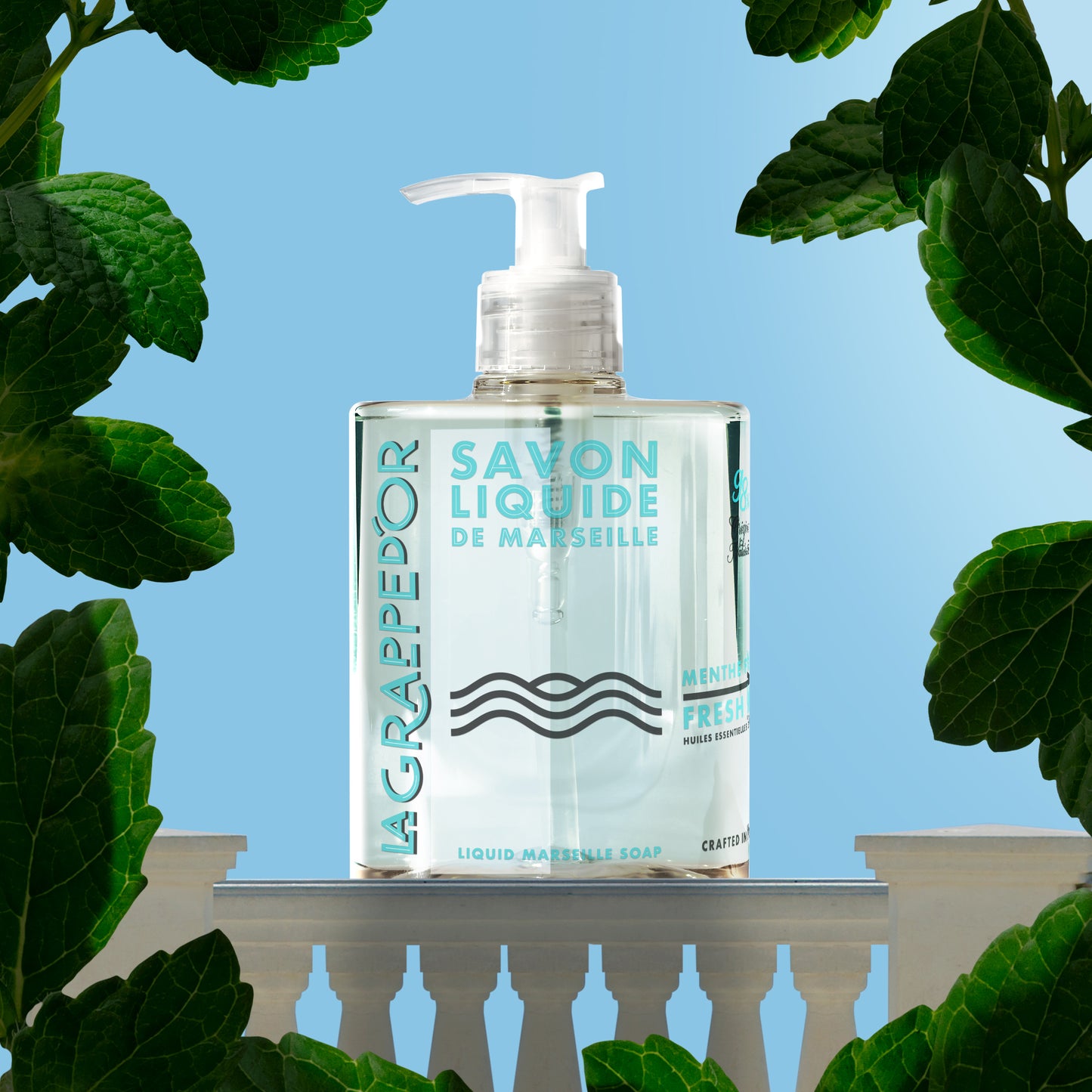 Fresh Mint Marseille hand soap 16.90 floz