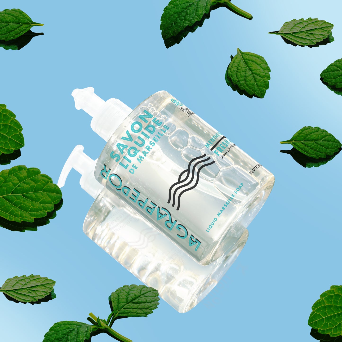 Fresh Mint Marseille hand soap 16.90 floz